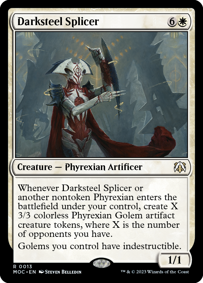 Darksteel Splicer [March of the Machine Commander] | Webway Games