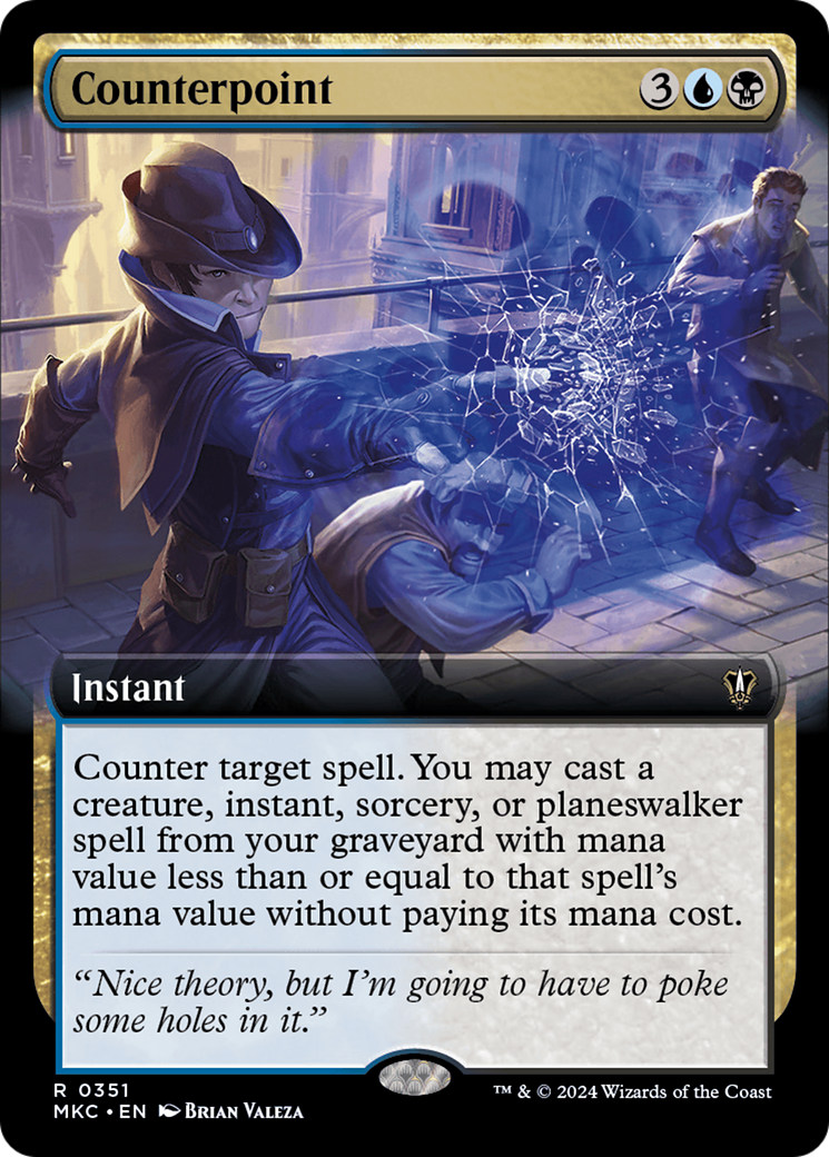 Counterpoint (Extended Art) [Murders at Karlov Manor Commander] | Webway Games