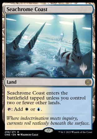 Seachrome Coast (Promo Pack) [Phyrexia: All Will Be One Promos] | Webway Games