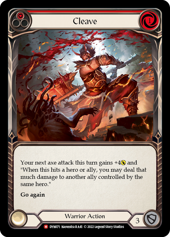 Cleave [DYN071] (Dynasty)  Rainbow Foil | Webway Games