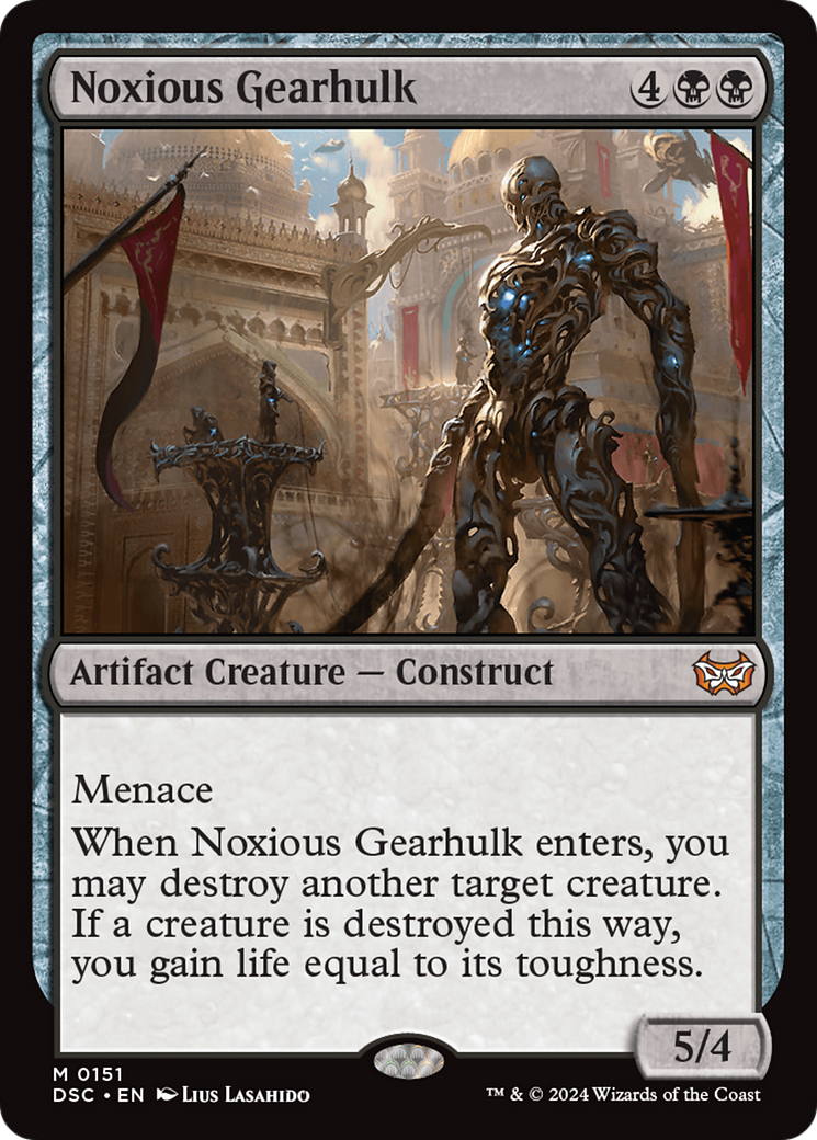 Noxious Gearhulk [Duskmourn: House of Horror Commander] | Webway Games