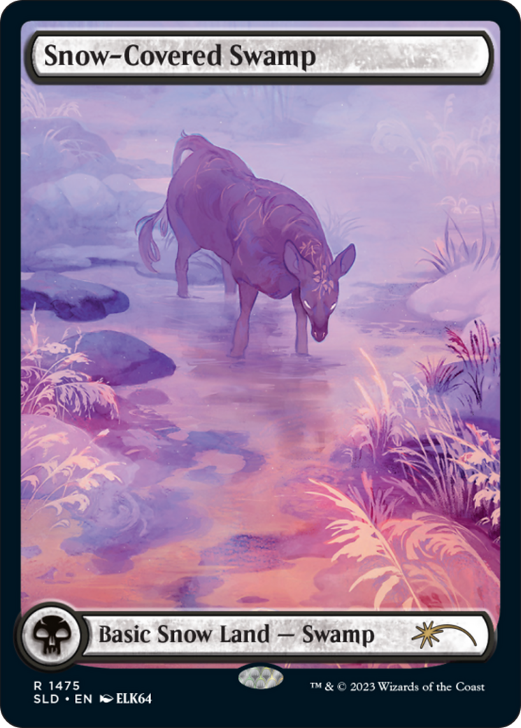 Snow-Covered Swamp (1475) (Rainbow Foil) [Secret Lair Drop Series] | Webway Games