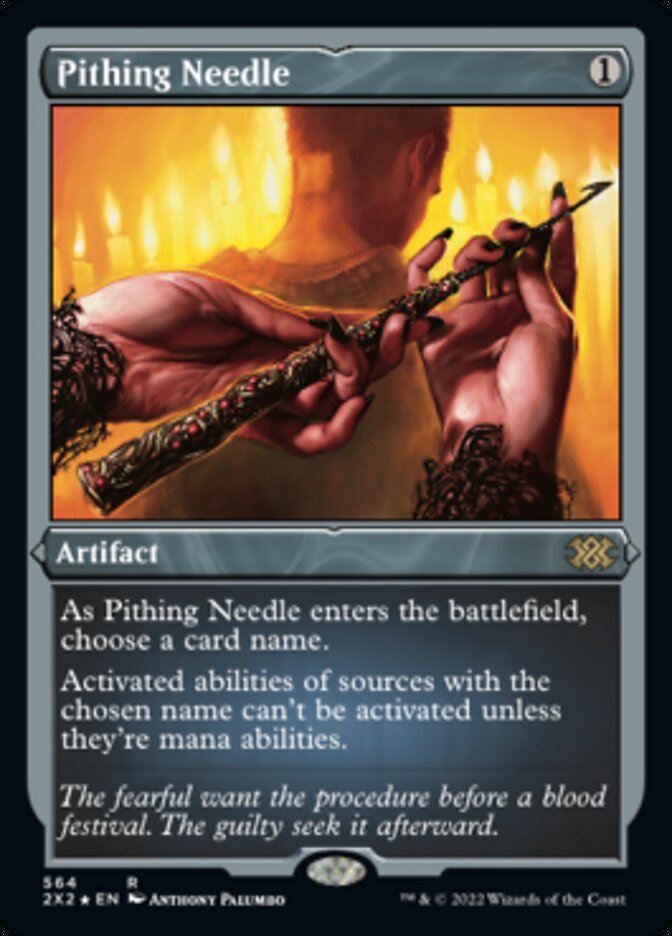 Pithing Needle (Foil Etched) [Double Masters 2022] | Webway Games