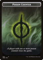 Phyrexian Goblin // Poison Counter Double-Sided Token [Phyrexia: All Will Be One Tokens] | Webway Games