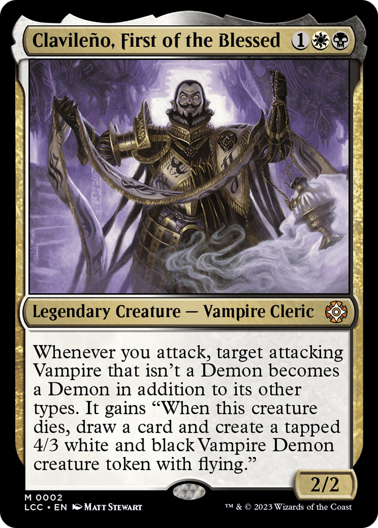 Clavileno, First of the Blessed [The Lost Caverns of Ixalan Commander] | Webway Games