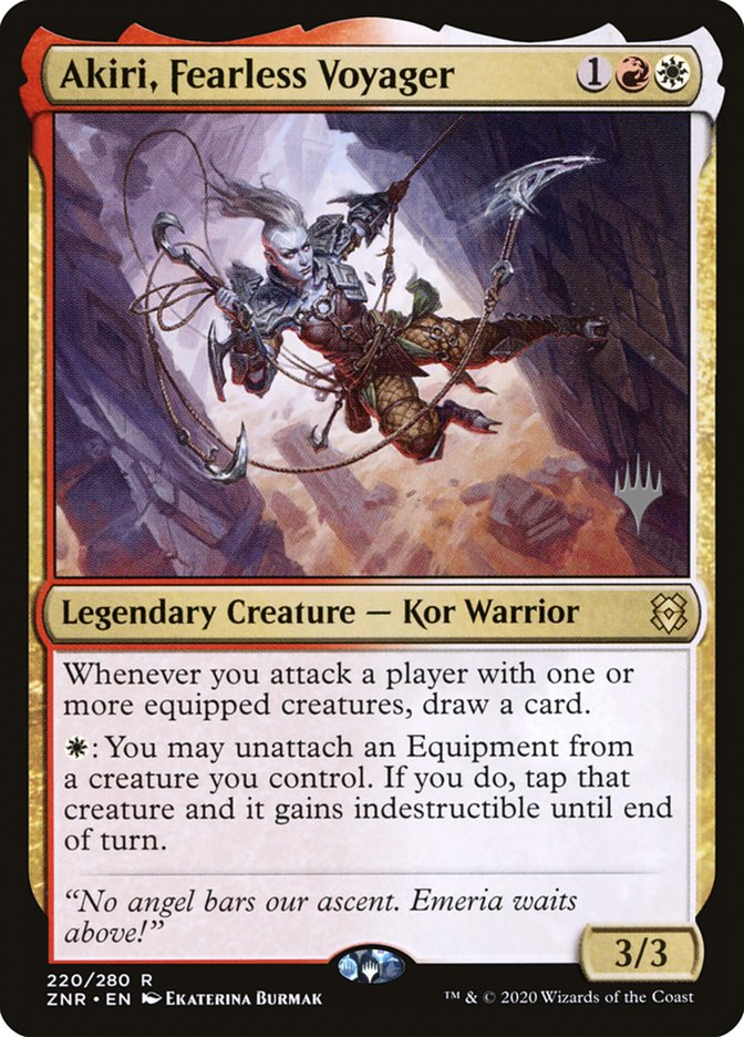 Akiri, Fearless Voyager (Promo Pack) [Zendikar Rising Promos] | Webway Games