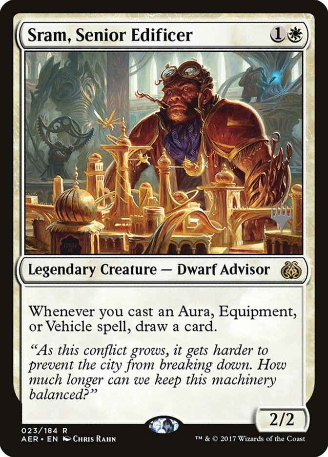Sram, Senior Edificer [Aether Revolt Promos] | Webway Games