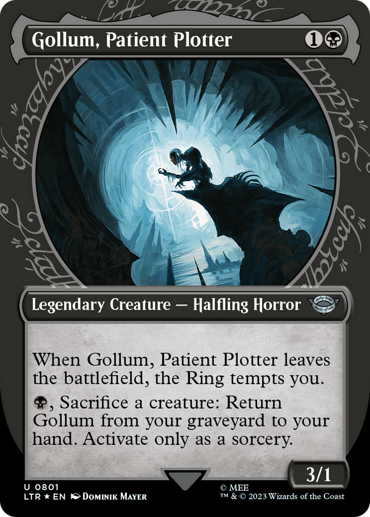 Gollum, Patient Plotter (Showcase) (Surge Foil) [The Lord of the Rings: Tales of Middle-Earth] | Webway Games