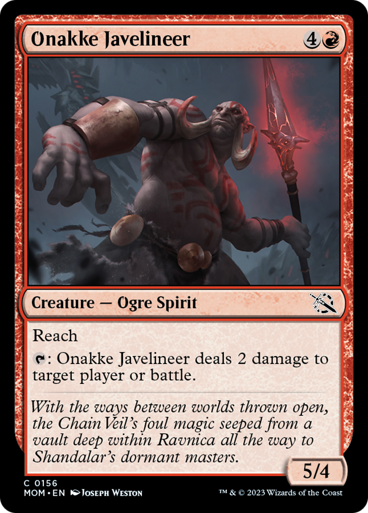 Onakke Javelineer [March of the Machine] | Webway Games