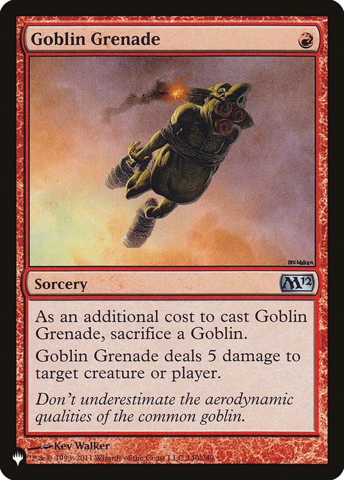 Goblin Grenade [The List] | Webway Games