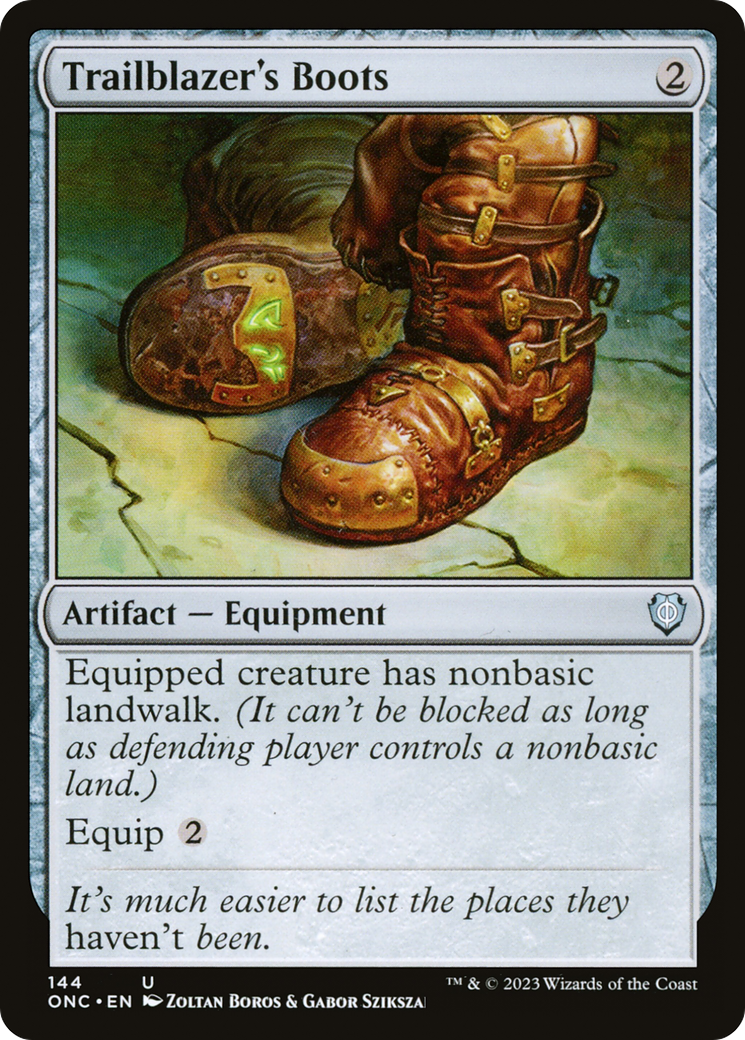 Trailblazer's Boots [Phyrexia: All Will Be One Commander] | Webway Games