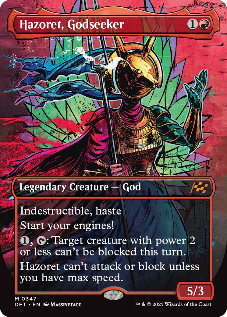 Hazoret, Godseeker (Borderless) [Aetherdrift] | Webway Games