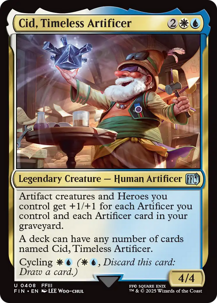 Cid, Timeless Artificer (0408) [FINAL FANTASY] | Webway Games