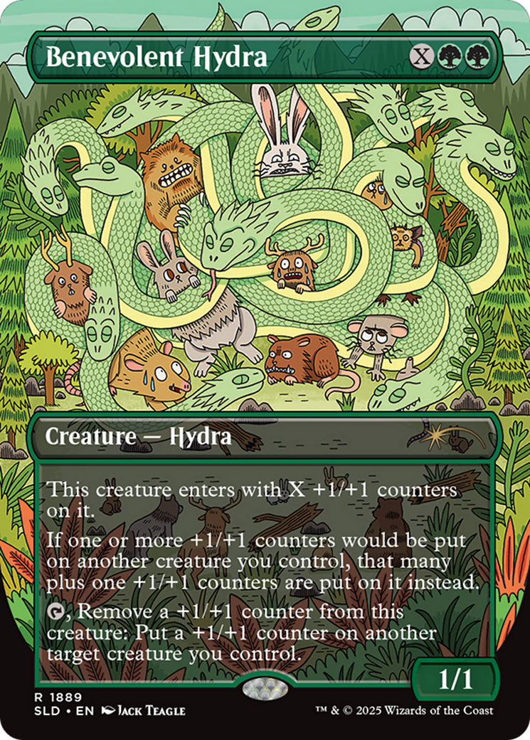 Benevolent Hydra (Rainbow Foil) [Secret Lair Drop Series] | Webway Games