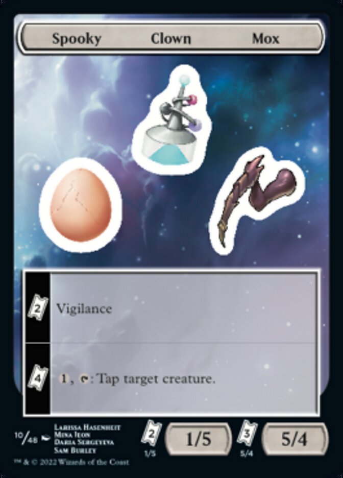 Spooky Clown Mox [Unfinity Stickers] | Webway Games