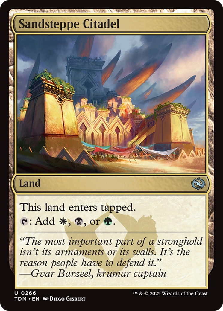 Sandsteppe Citadel [Tarkir: Dragonstorm] | Webway Games