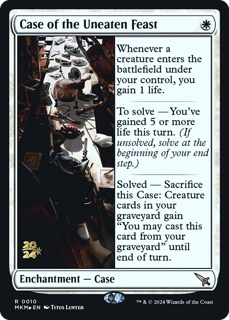 Case of the Uneaten Feast [Murders at Karlov Manor Prerelease Promos] | Webway Games