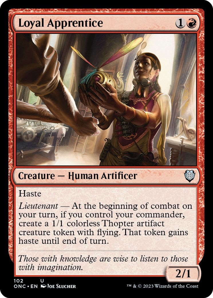 Loyal Apprentice [Phyrexia: All Will Be One Commander] | Webway Games