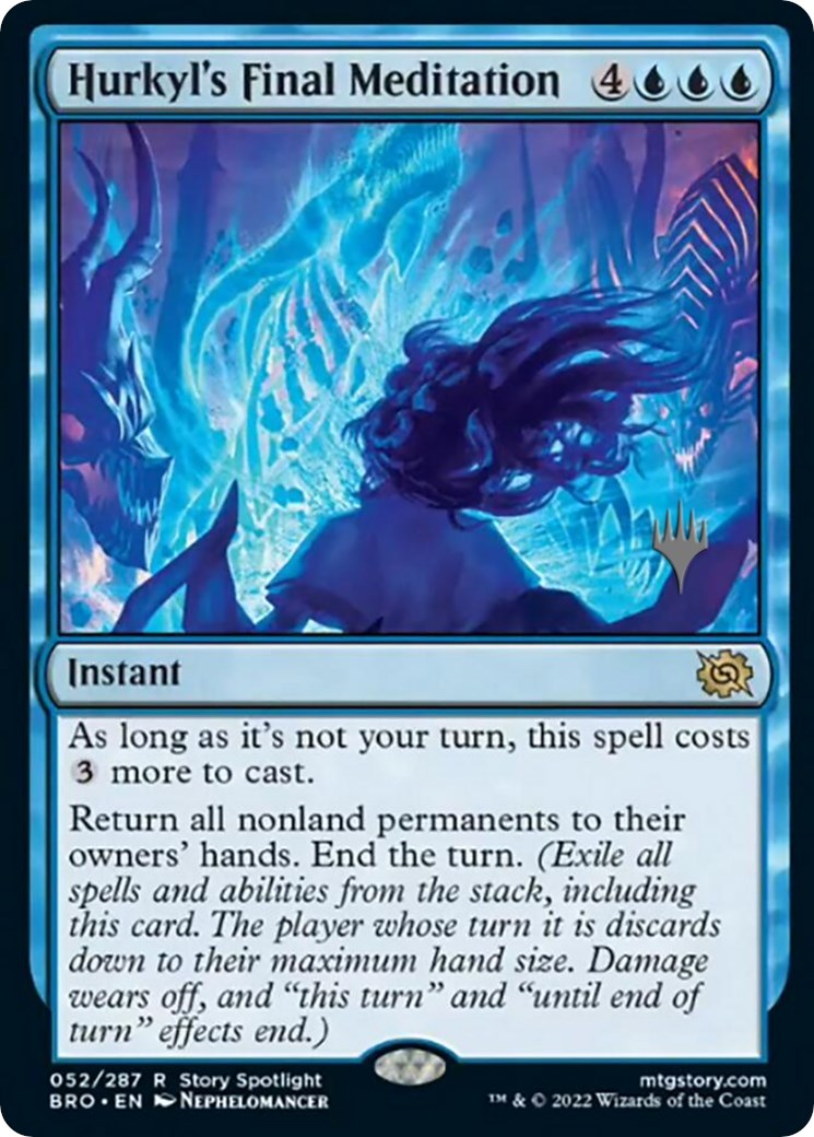 Hurkyl's Final Meditation (Promo Pack) [The Brothers' War Promos] | Webway Games