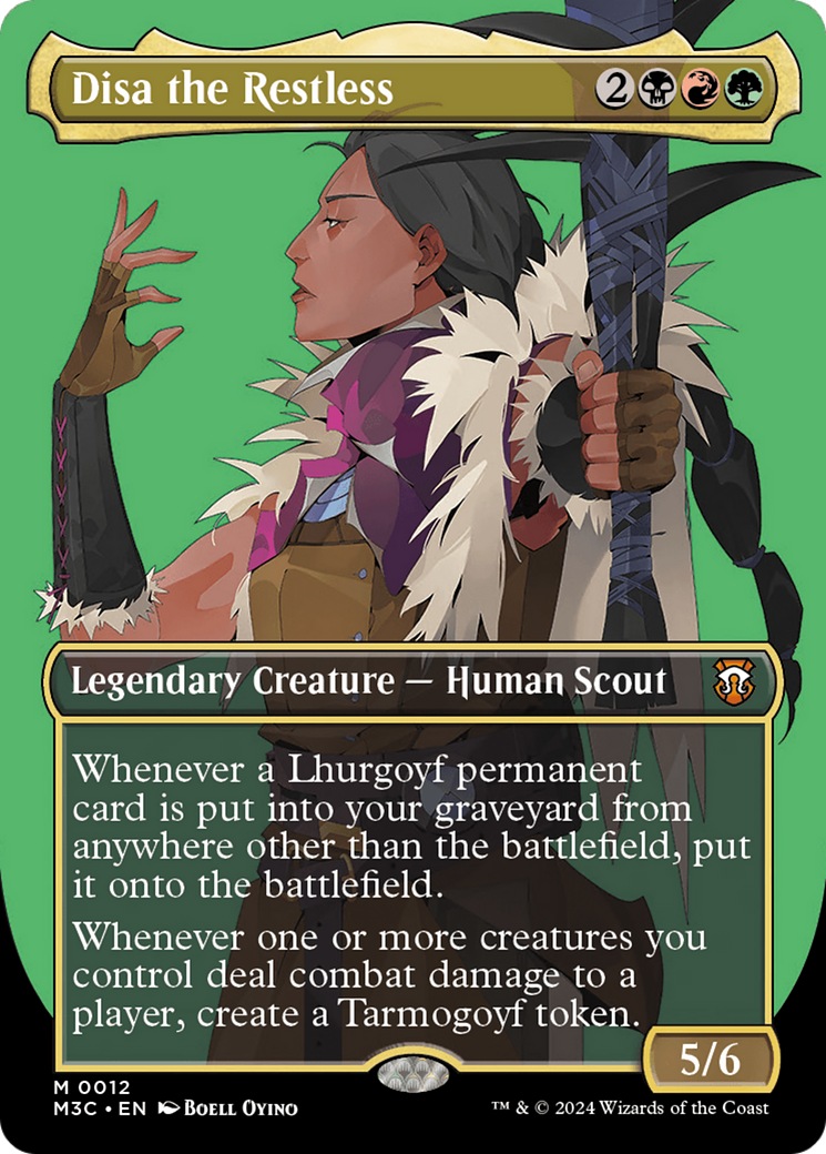 Disa the Restless (Borderless) [Modern Horizons 3 Commander] | Webway Games