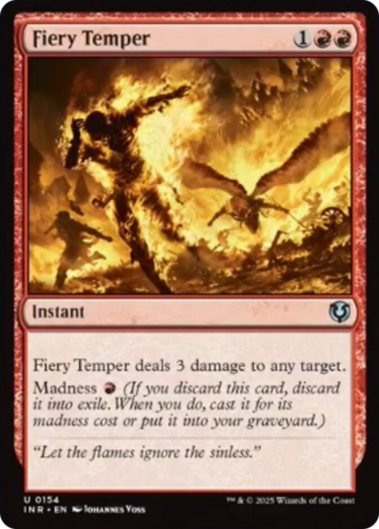 Fiery Temper [Innistrad Remastered] | Webway Games