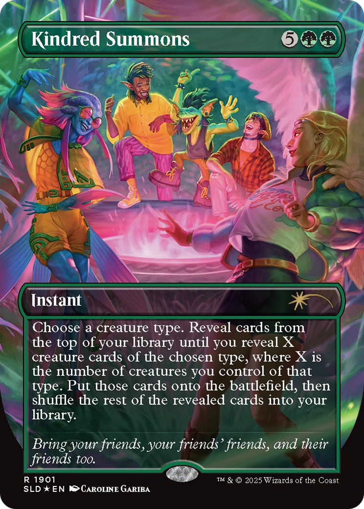 Kindred Summons (Double Rainbow Foil) [Secret Lair Drop Series] | Webway Games