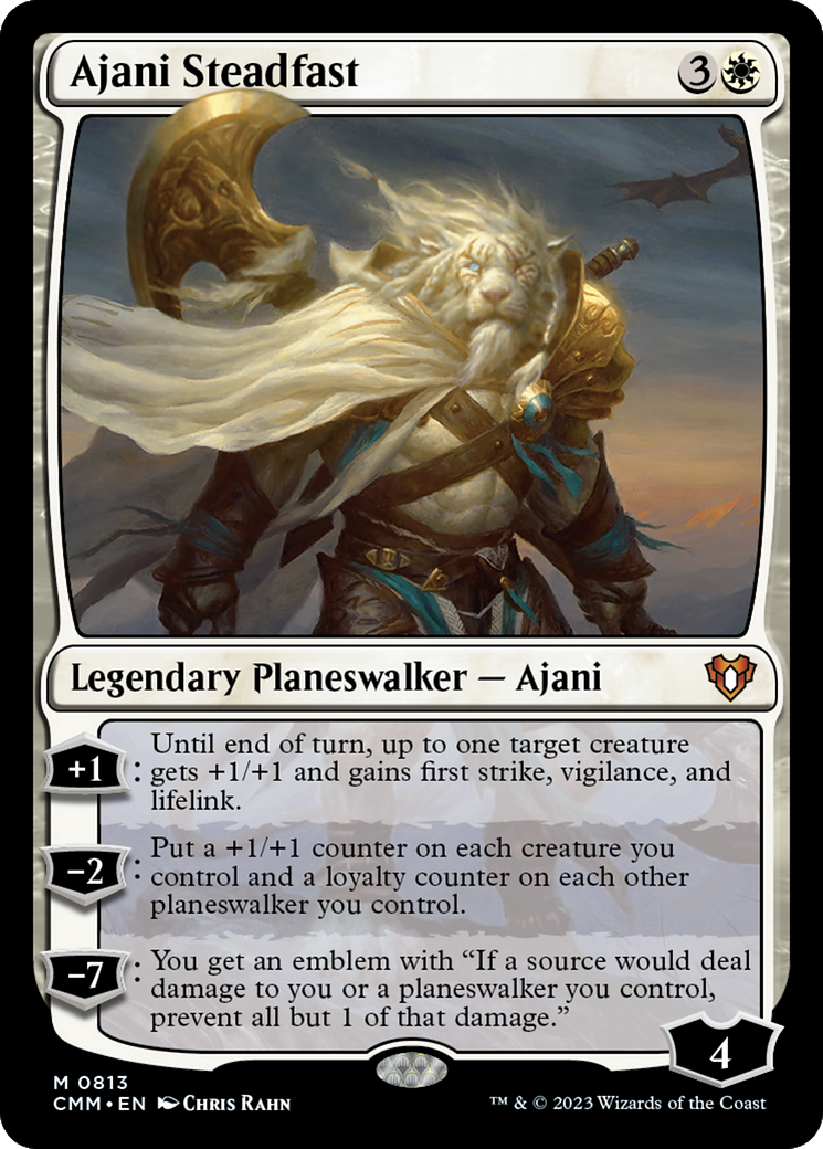 Ajani Steadfast [Commander Masters] | Webway Games