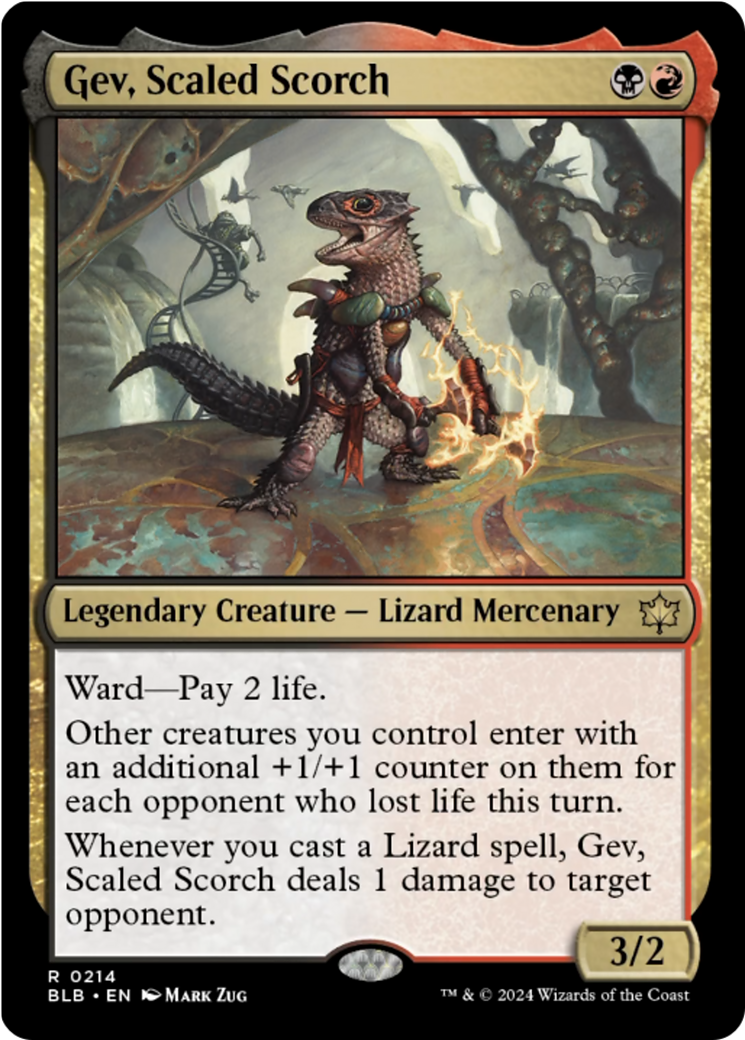 Gev, Scaled Scorch [Bloomburrow] | Webway Games