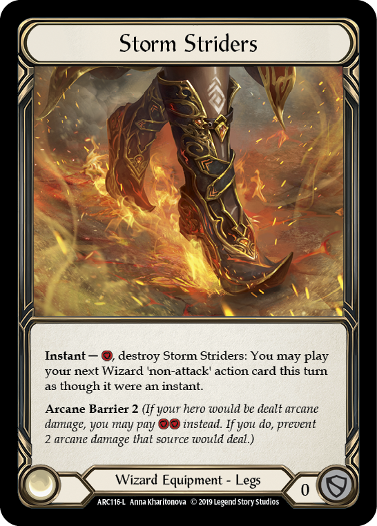 Storm Striders [ARC116-L] (Arcane Rising)  1st Edition Cold Foil | Webway Games