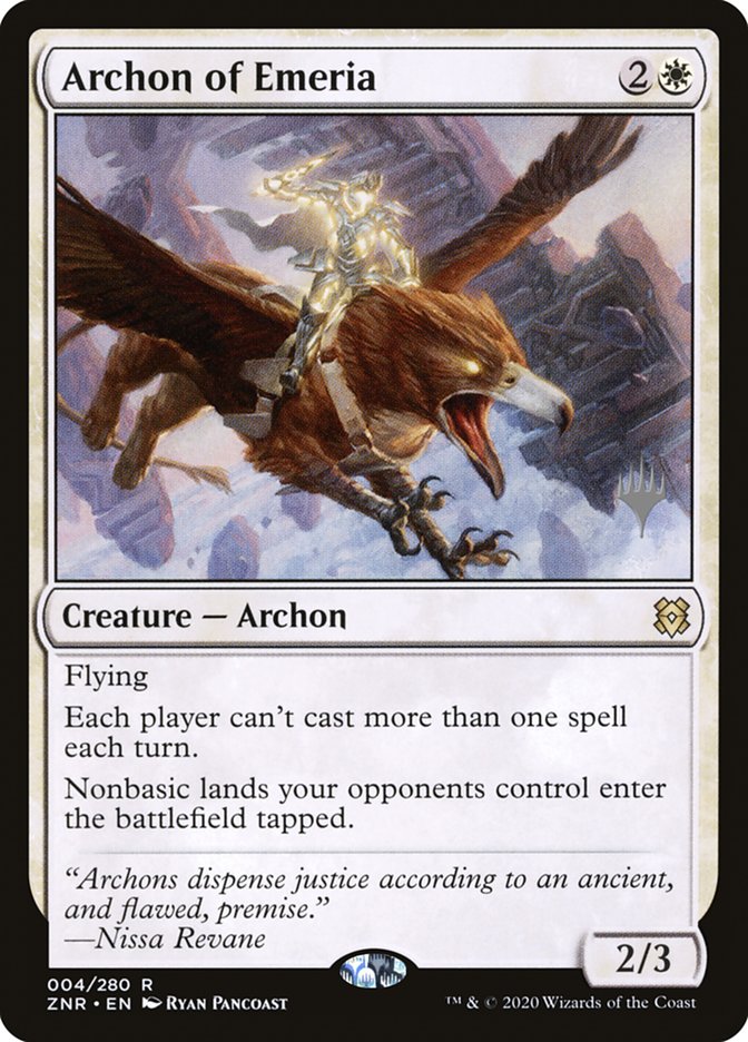 Archon of Emeria (Promo Pack) [Zendikar Rising Promos] | Webway Games