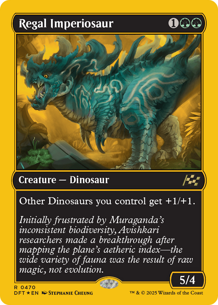 Regal Imperiosaur (First-Place Foil) [Aetherdrift] | Webway Games