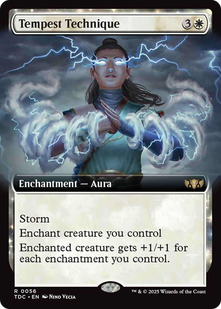 Tempest Technique (Extended Art) [Tarkir: Dragonstorm Commander] | Webway Games