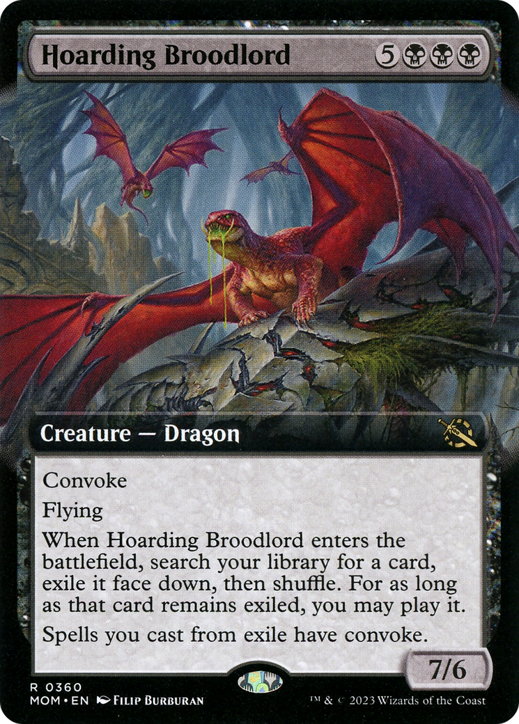 Hoarding Broodlord (Extended Art) [March of the Machine] | Webway Games