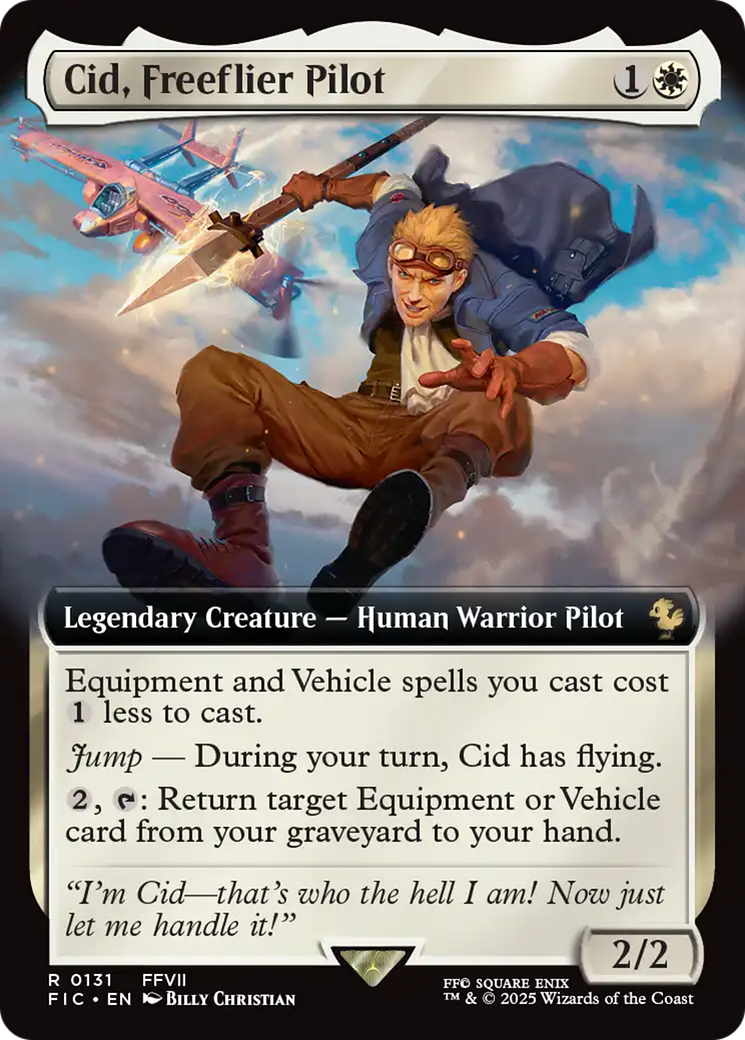 Cid, Freeflier Pilot (Extended Art) [FINAL FANTASY Commander] | Webway Games