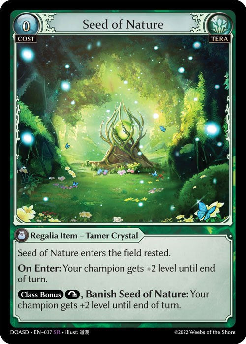 Seed of Nature (037) [Dawn of Ashes: Starter Decks] | Webway Games
