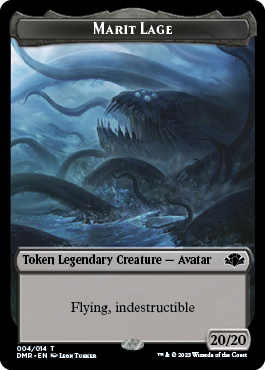 Zombie // Marit Lage Double-Sided Token [Dominaria Remastered Tokens] | Webway Games