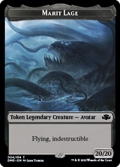 Zombie // Marit Lage Double-Sided Token [Dominaria Remastered Tokens] | Webway Games