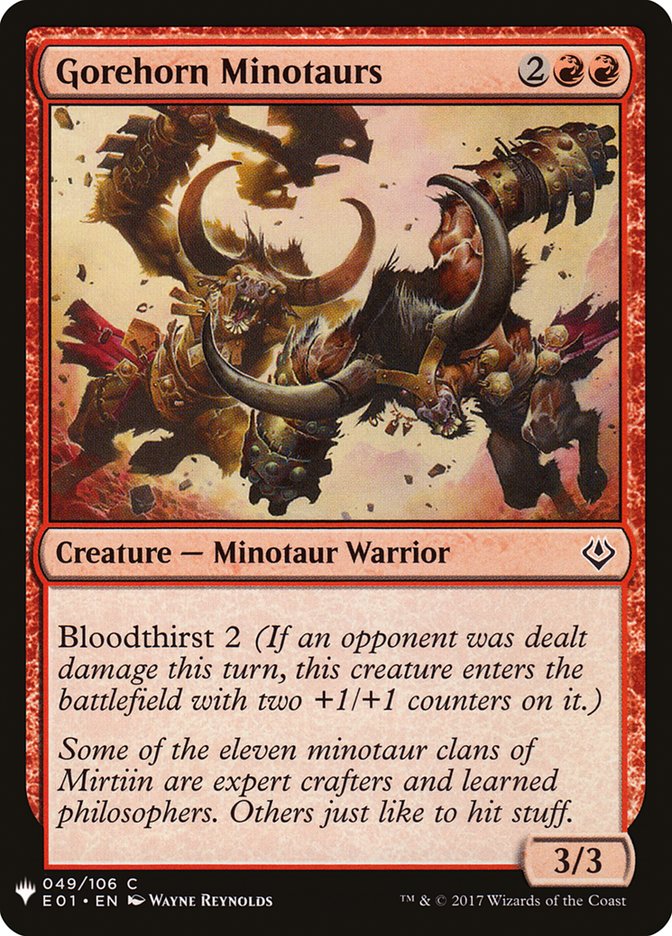 Gorehorn Minotaurs [Mystery Booster] | Webway Games