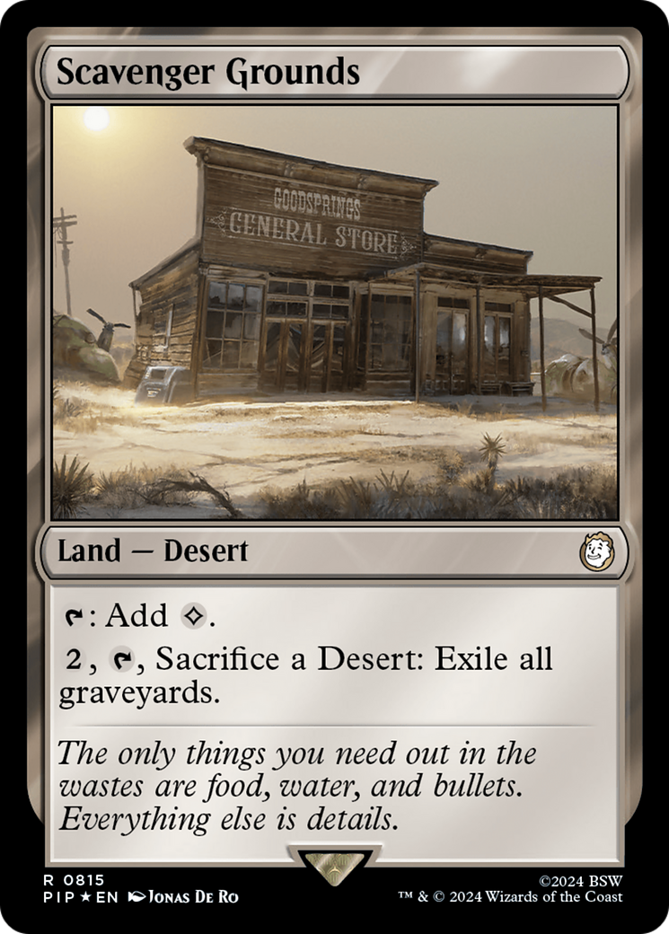 Scavenger Grounds (Surge Foil) [Fallout] | Webway Games
