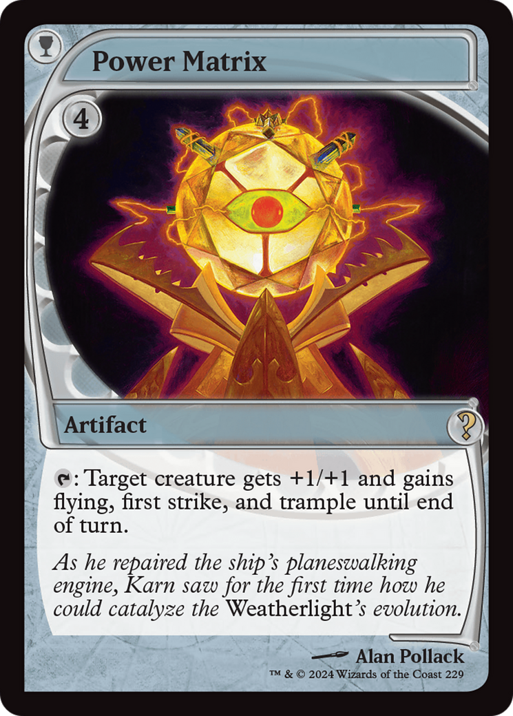 Power Matrix (Future Sight) [Mystery Booster 2] | Webway Games