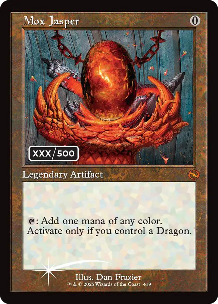 Mox Jasper (Serial Numbered) [Tarkir: Dragonstorm] | Webway Games