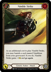 Nimble Strike (Yellow) [U-WTR186] (Welcome to Rathe Unlimited)  Unlimited Normal | Webway Games