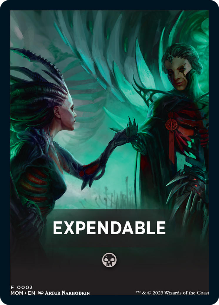 Expendable Theme Card [March of the Machine Tokens] | Webway Games