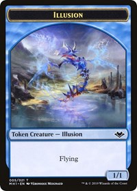 Illusion // Bear Double-Sided Token [Modern Horizons Tokens] | Webway Games