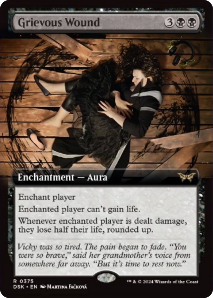Grievous Wound (Extended Art) [Duskmourn: House of Horror] | Webway Games