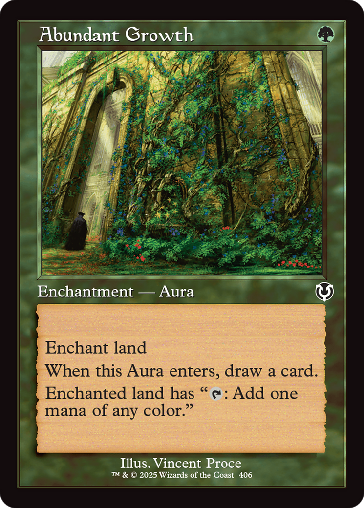 Abundant Growth (Retro Frame) [Innistrad Remastered] | Webway Games
