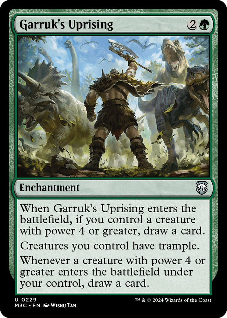 Garruk's Uprising (Ripple Foil) [Modern Horizons 3 Commander] | Webway Games