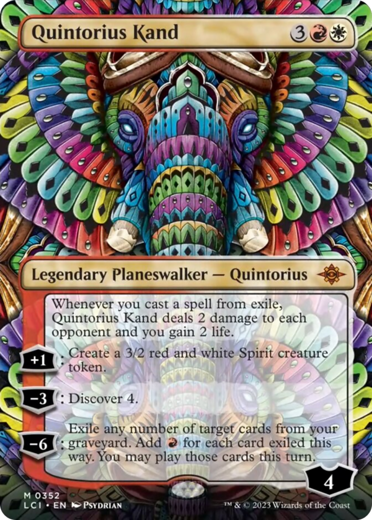 Quintorius Kand (0352) (Borderless) [The Lost Caverns of Ixalan] | Webway Games