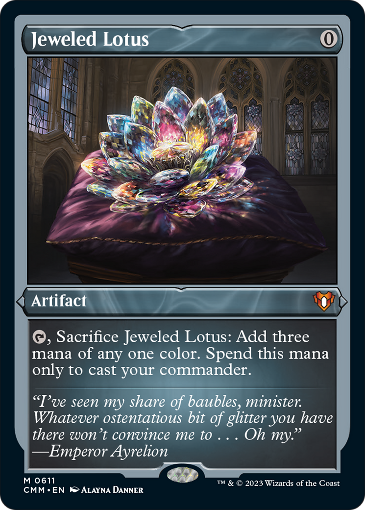 Jeweled Lotus (Foil Etched) [Commander Masters] | Webway Games