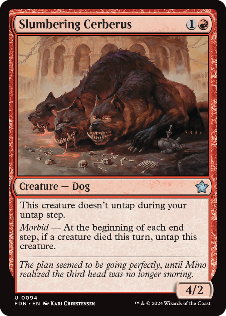 Slumbering Cerberus [Foundations] | Webway Games